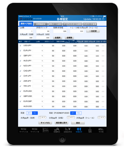ヒロセ通商iPad